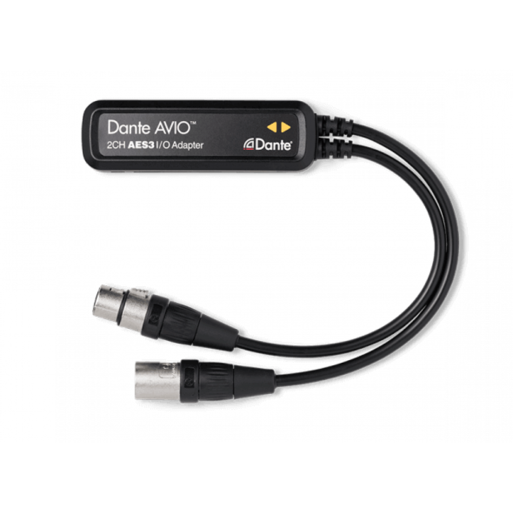Адаптер для подключения к аудиосети Dante Audinate AVIO AES3 2x2, 2 вх./2 вых. AES3