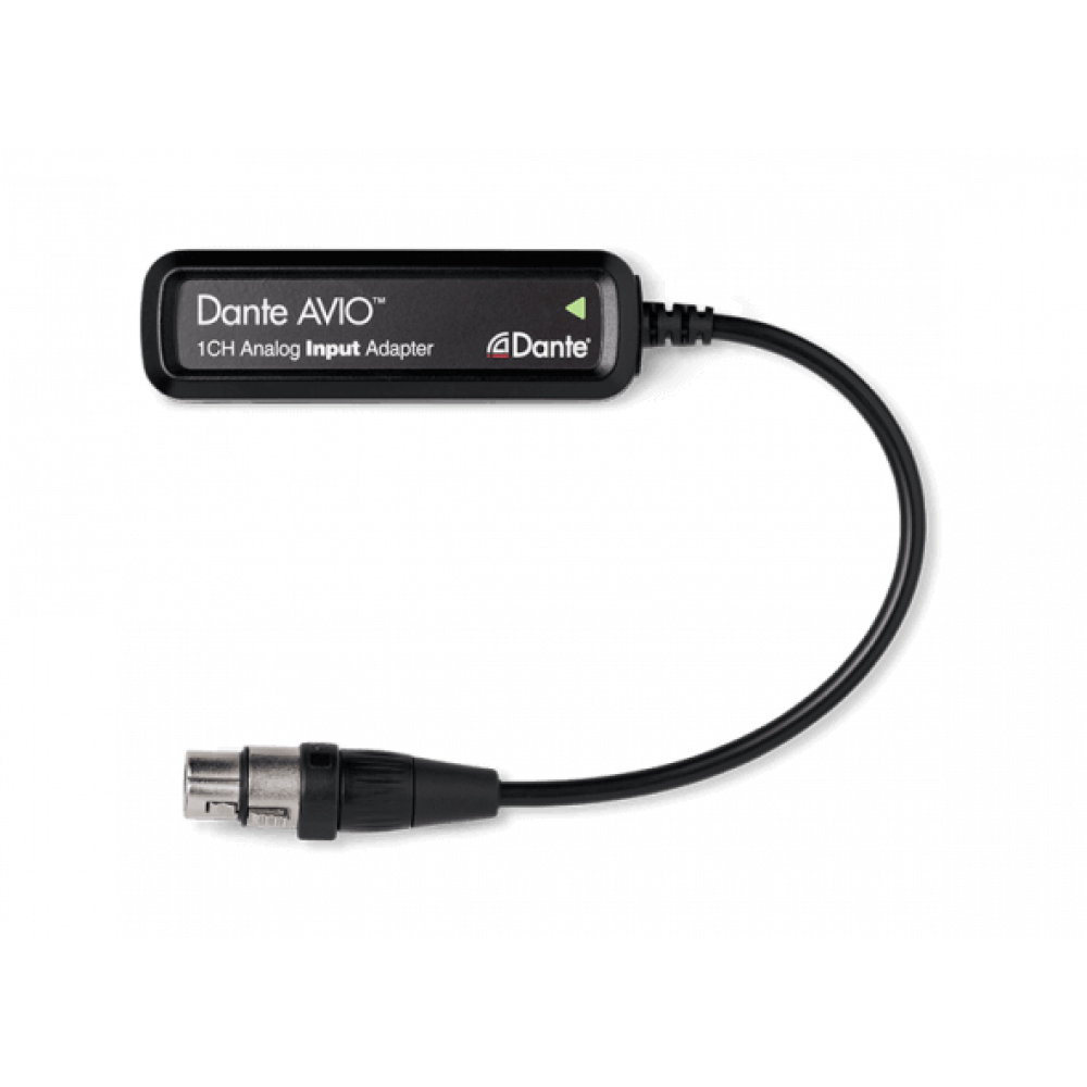 Адаптер для подключения к аудиосети Dante Audinate AVIO Analog Input 1x0, 1 аналоговый линейный вход