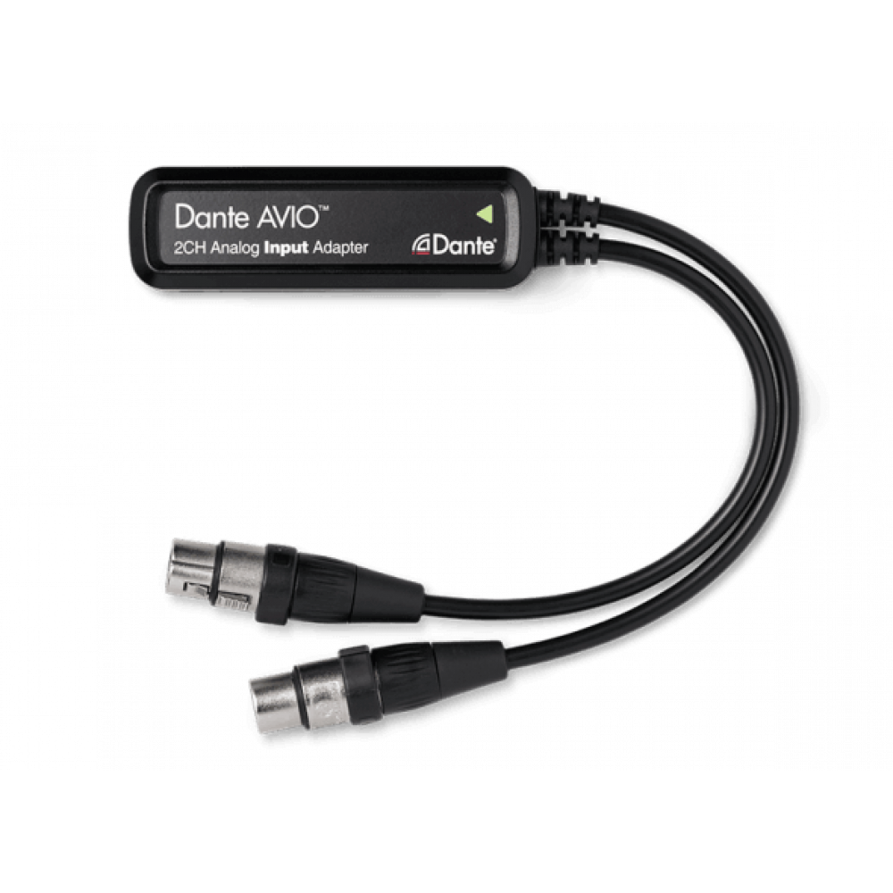 Адаптер для подключения к аудиосети Dante Audinate AVIO Analog Input 2x0, 2 аналоговых линейных входа