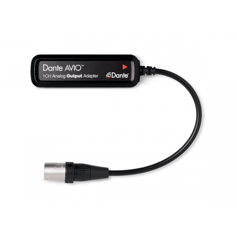 Адаптер для подключения к аудиосети Dante Audinate AVIO Analog Output 0x1, 1 аналоговый линейный выход
