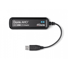 Адаптер для подключения к аудиосети Dante Audinate AVIO USB 2x2, 2 вх./2 вых. канала, USB-Ethernet