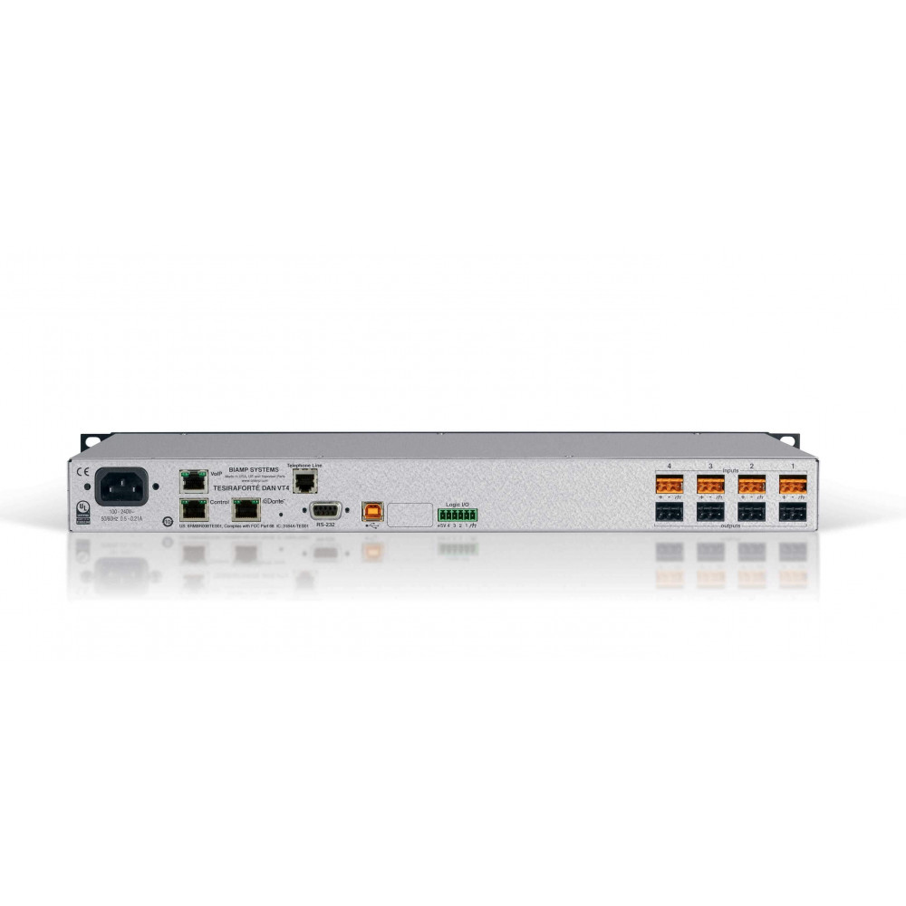 Аудиопроцессор Biamp TesiraFORTÉ DAN VT4