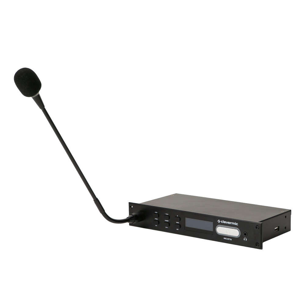 Цифровой встраиваемый проводной микрофонный пульт делегата CleverMic EMU4302D