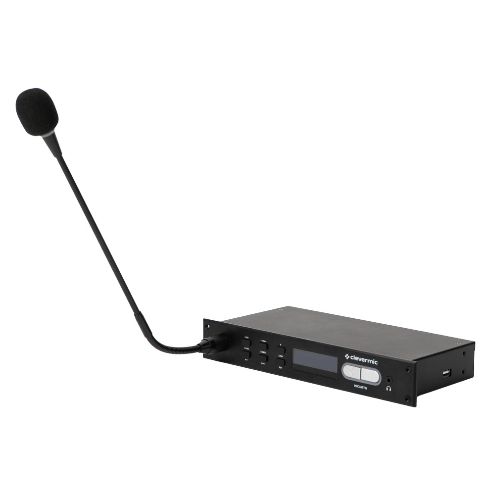 Цифровой встраиваемый проводной микрофонный пульт председателя CleverMic EMU4302C