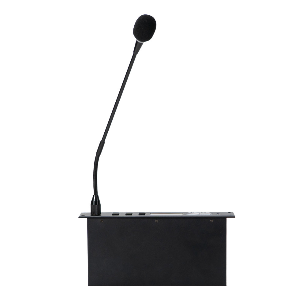 Цифровой встраиваемый проводной микрофонный пульт председателя CleverMic EMU4302C