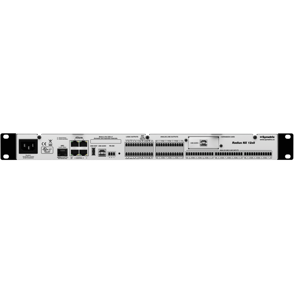 Аудиопроцессор Symetrix Radius NX 12x8 AEC-1